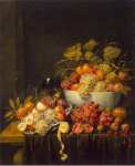 Utrecht Adriaen van Still Life with Grapes - Hermitage